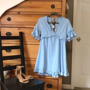 NWOT Blue Cotton Dress